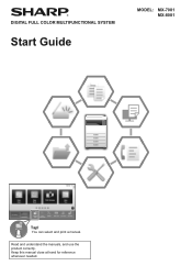 Sharp MX-7081 MX-7081 | MX-8081 Startup Guide