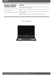 Toshiba Satellite A660 PSAW9A-03C00F Detailed Specs for Satellite A660 PSAW9A-03C00F AU/NZ; English