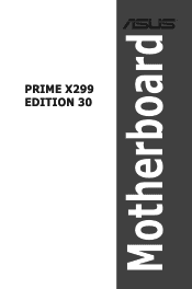 Asus Prime X299 30 PRIME X299 30 Users Manual English