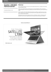 Toshiba Satellite L10W PSKVUA-001001 Detailed Specs for Satellite L10W PSKVUA-001001 AU/NZ; English