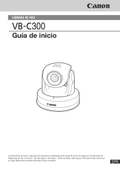 Canon VB-C300 VB-C300 Start Guide (Spanish version)
