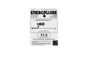 Frigidaire FFRE1033Q1 Energy Guide