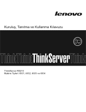 Lenovo ThinkServer RS210 Installation and User Guide (Turkey)