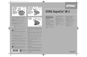 Stihl SuperCut 20-2 Instruction Manual