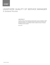 Dell VNX5600 Unisphere Quality of Service Manager - A Detailed Review