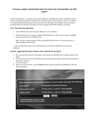 Insignia NS-WBRDVD2 Firmware Installation Guide (English)