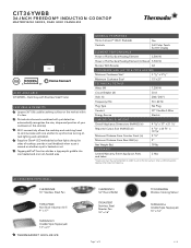 Thermador CIT36YWBB Product Spec Sheet