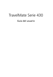 Acer TravelMate 430 TravelMate 430 User's Guide ES