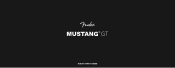 Fender Mustangtrade GT 100 Mustang™ GT 100 Quick Start Guide