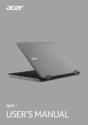 Acer Spin SP111-31 User Manual W10