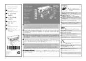 HP DesignJet D5800 60-in printer Assembly Instructions