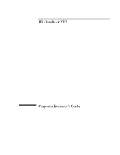 HP OmniBook XE2-DI HP OmniBook XE Series - Corporate Evaluators Guide