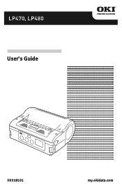 Oki LP470w LP470, LP480 User's Guide (English)