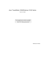 Acer TravelMate 3300 Service Guide
