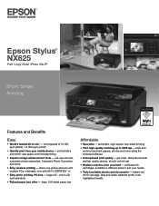 Epson Stylus NX625 Product Brochure