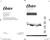 Oster CKSTGR18-ECO Series Electric Griddle User Manual