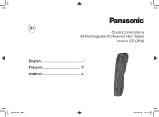 Panasonic ER-GP30 Operating Instructions Multi-lingual