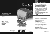 Cobra CPI 890 CPI 890 - English