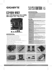Gigabyte C246N-WU2 Datasheet