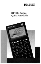 HP 48SX - 48 SX CALCULATOR Manual