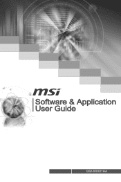 MSI X58 PLATINUM SLI User Guide