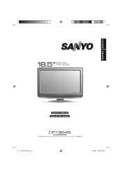 Sanyo DP19649 - 720p 18.5" LCD HDTV Manual