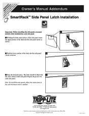 Tripp Lite SR48UBCL Installation Guide for SmartRack Latch 932902