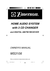 Emerson MS3106 Owners Manual