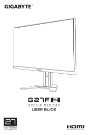 Gigabyte G27F 2 GIGABYTE User Manual