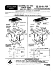 Jensen JGC9536ADB Installation Manual