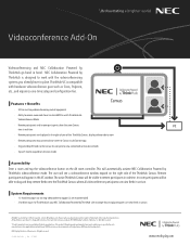 NEC V554-THS ThinkHub Video Conferencing