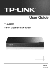 TP-Link TL-SG2008 TL-SG2008 V1 User Guide 1910010984