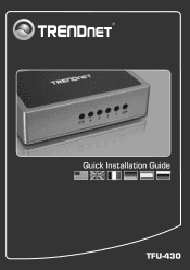 TRENDnet TFU-430 Quick Installation Guide