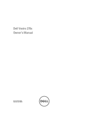 Dell Vostro 270s Owner's Manual