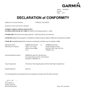 Garmin Sport PRO ?Declaration of Conformity