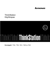 Lenovo ThinkStation E30 (Finnish) User Guide