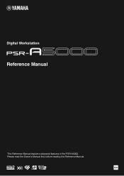 Yamaha PSR-A5000 PSR-A5000 Reference Manual_EN