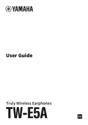 Yamaha TW-E5A TW-E5A User Guide