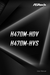 ASRock H470M-HDV User Manual