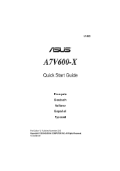 Asus a7v600x Motherboard DIY Troubleshooting Guide