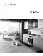 Bosch NGMP677UC Installation Instructions 1