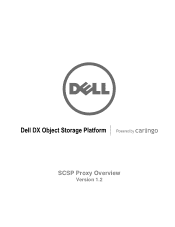 Dell DX6004S DX Object Storage SCSP Proxy Overview