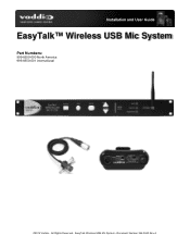 Vaddio EasyTALK Wireless USB Mic System EasyTALK Wireless USB Mic System Manual
