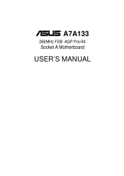 Asus A7A133 A7A133 User Manual