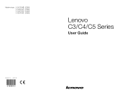 Lenovo C460 Lenovo C3/C4/C5 Series User Guide
