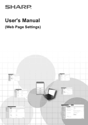 Sharp MX-M6051 Web Page Settings Manual