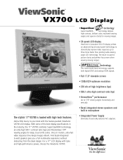 ViewSonic VX700 Brochure