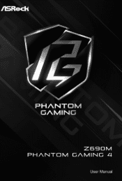 ASRock Z690M Phantom Gaming 4 User Manual
