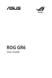 Asus ROG GR6 GR6 Users manualEnglish