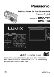 Panasonic DMCTZ2 Digital Still Camera - Spanish